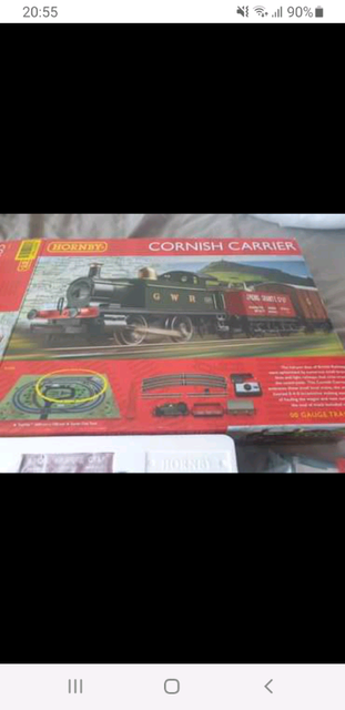 hornby cornish carrier train set